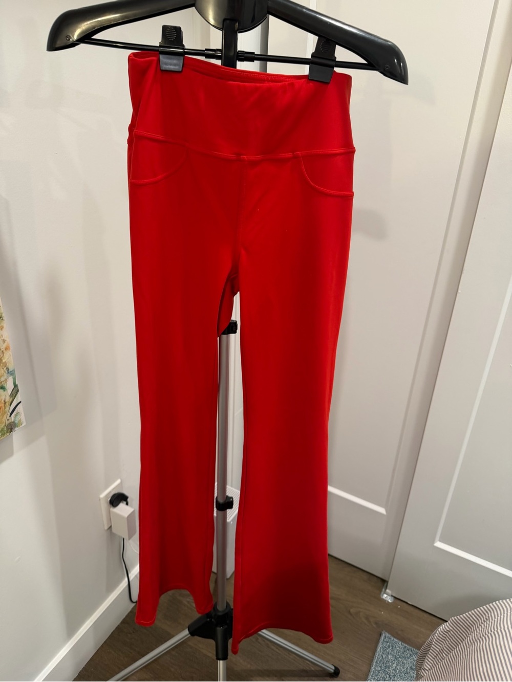 HALARA Red Boot Cut Flare Pants